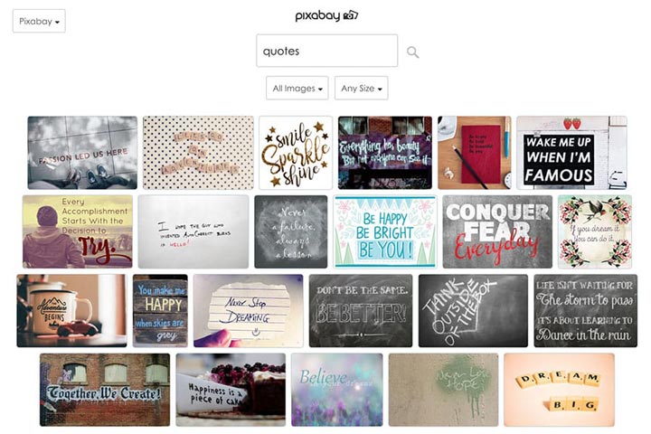 Search for the perfect image or GIF to accompany your facebook post screenshot.