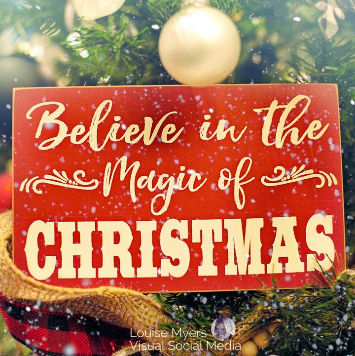 believe in the magic of chtistmas slogan.