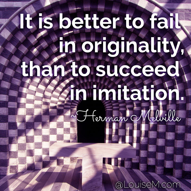 It is better to fail in originality quote image