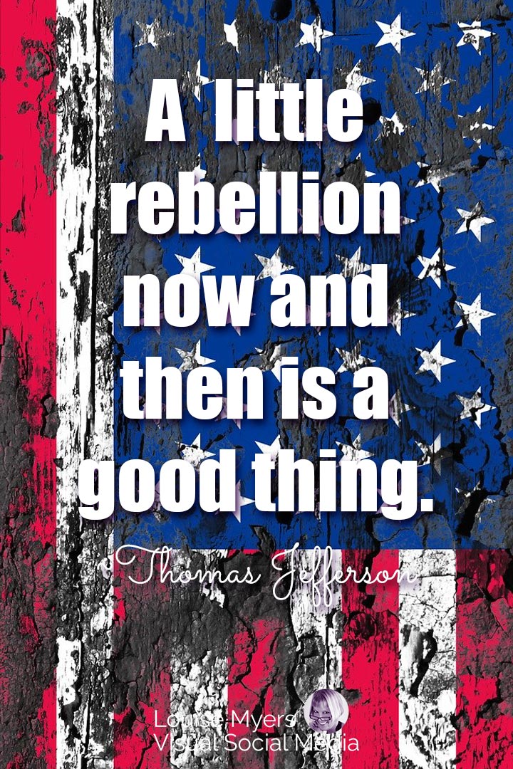 Thomas Jefferson freedom quote image on rebellion