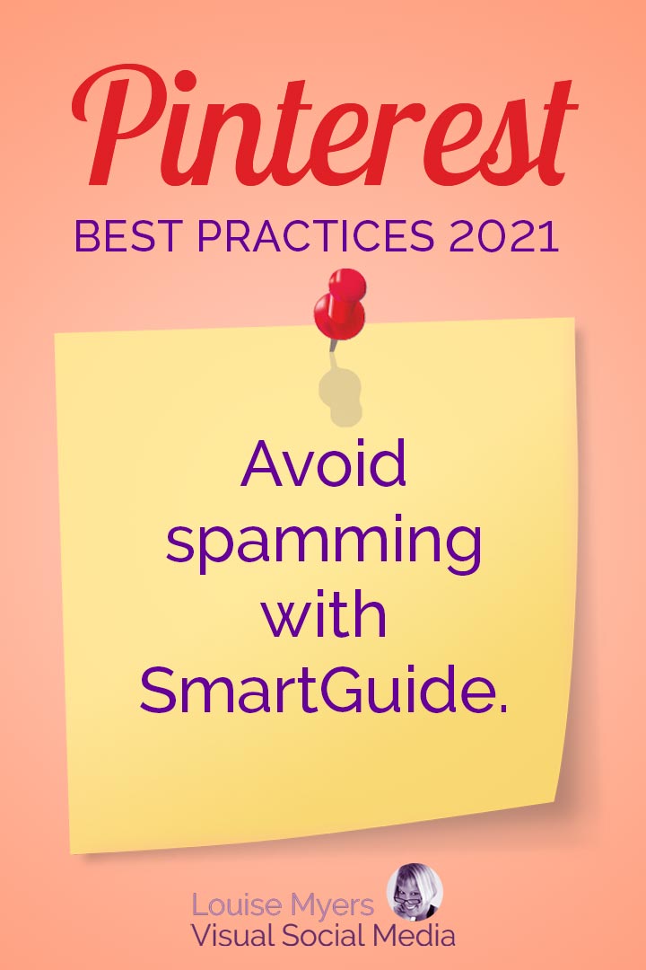 Avoid spamming Pinterest with Tailwind SmartGuide
