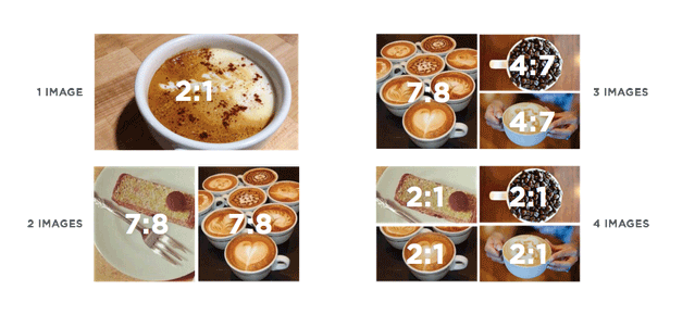 Multi-image tweet sizes example.